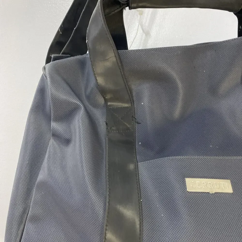 Cerruti Bag Computer Messenger Duffle Gym Canvas Nylon Water Proof Large Zip Up
